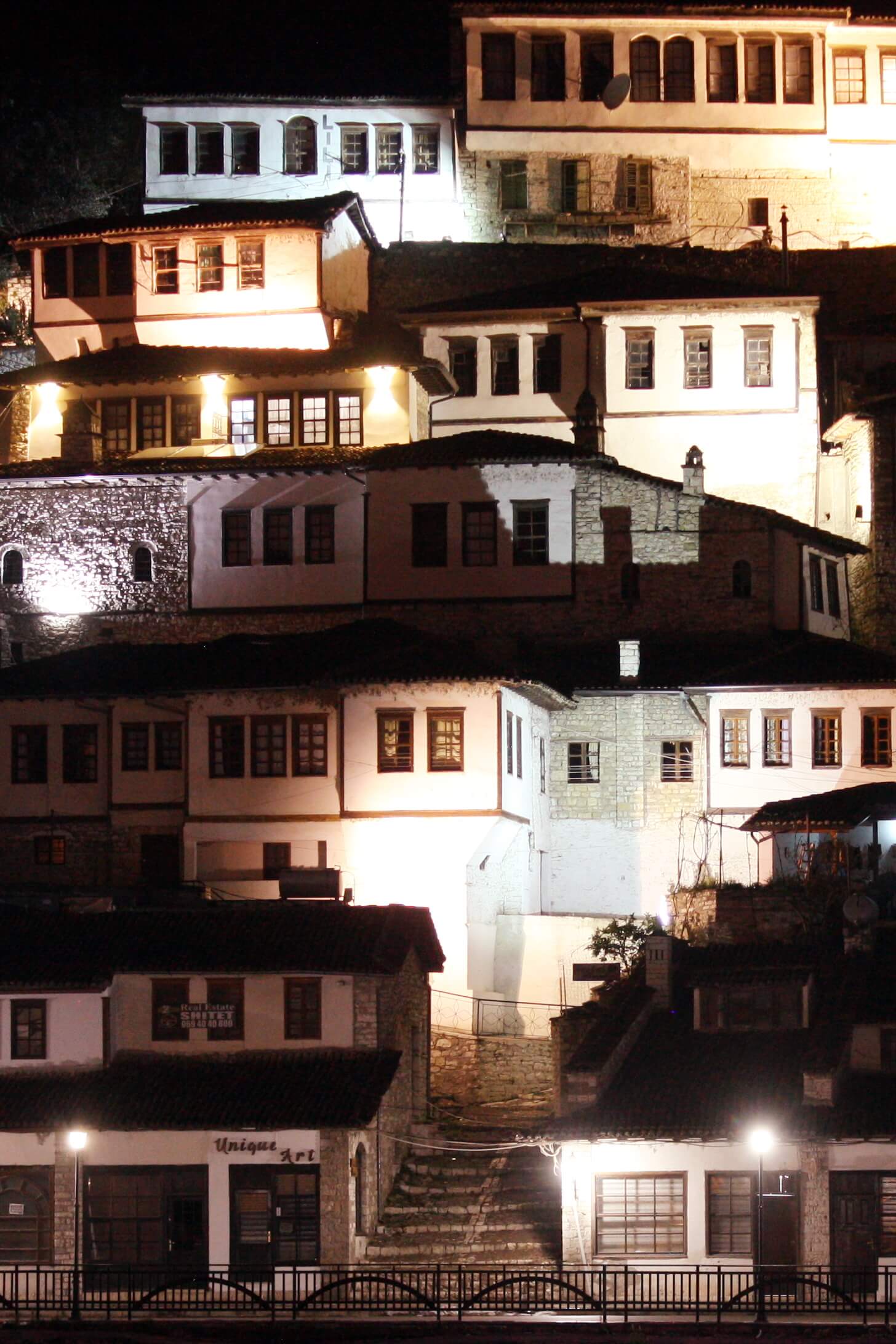 Berat at night